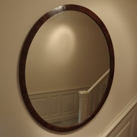mirror-in-oval-mahogany-frame-antique-19th-century