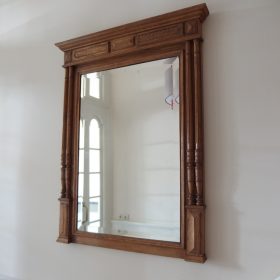 mirror-facet-frame-oak-wood-mechelen-early-20th-century-antique