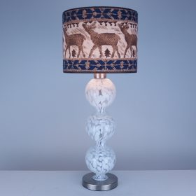 € 112,= & kap 25 cm vanaf € 68,=<br>2 stuks beschikbaar lamp-glass-balls-with-straight-shape-lampshade