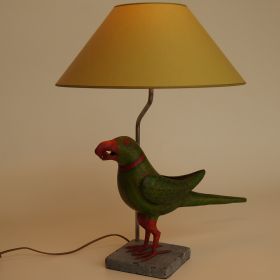 lamp-papegaai-metaal-lampenkap