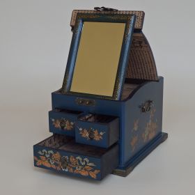 spiegel-doos-leer-blauw