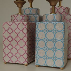 € 97,=(S) & € 112,=(L) lamp-porselein-retro-print