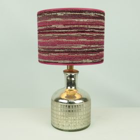 € 93,= & kap 20 cm vanaf € 45,=<br>2 stuks beschikbaar lamp-glas-verzilverd-met-recht-model-lampenkap