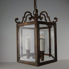 lantern-iron-6-sided-3-candles-vintage-20th-century