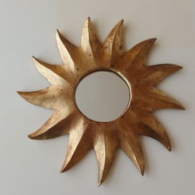 spiegel-zon-houtblad-goud