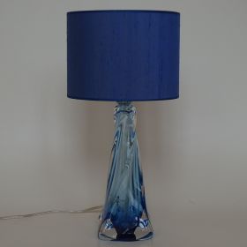 € 120,= & kap 20 cm va € 45,= lamp-kristal-val-st-lambert-belgium-jaren-50-vintage