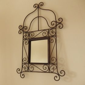 mirror-frame-wrought-iron