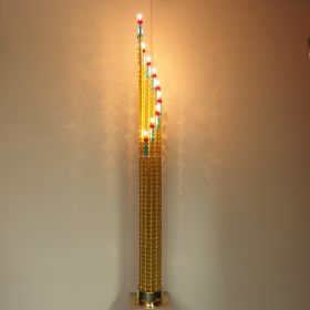 € 498,= vloerlamp-halogeen-bollen-ballen-glas-memphis-stijl-jaren-80-vintage
