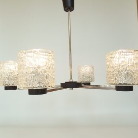 hangamp-nikkel-glazen-helder-geperst-glas-kappen-jaren-70-vintage