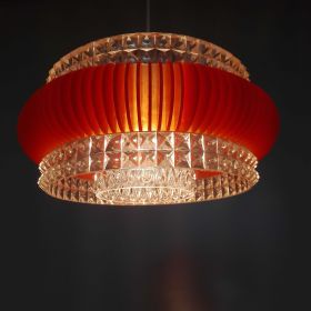 hanging-lamp-plastic-orange-shade-glass-70s-vintage