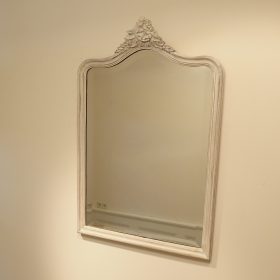 facet-mirror-in-frame-off-white-first-half-20th-century-Gustavian-Style