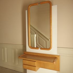 wall-table-mirror-ashwood-Dutch-design-80s