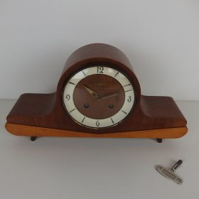 Junghans-wooden-wind-up-clock-with-amplifier-50s