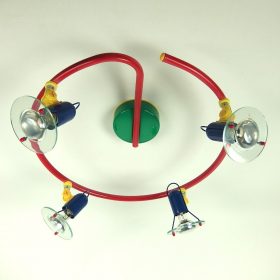 ceiling-lamp-with-four-spots-memphis-style-brand-Massive-80s-vintage